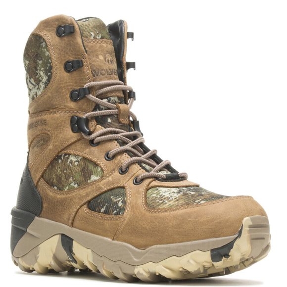 Wolverine Field Guide WP Insulated 8" Men's Camo Hunting Boots W880367 Size 13 - Picture 3 of 5